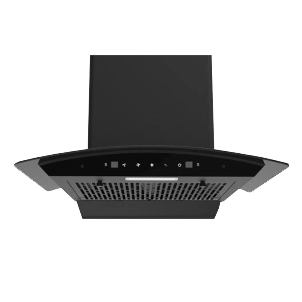 Elica 90 Cm Chimney (TFL 900 SLIM HAC MS NERO) model TFL 900 SLIM HAC MS NERO front view - GharOne Nepal
